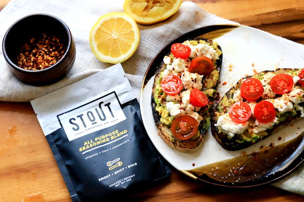 Image of Top avocado toast with crumbled feta cheese. Drizzle with olive...